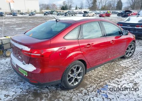 2016 Ford Focus Se из США, поврежденный, VIN 1FADP3F22GL404312